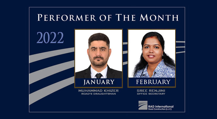 Performer of the month award 